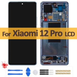 6.73″ AMOLED For Xiaomi 12 Pro LCD 2201122G Display Touch Screen Digitizer Assembly For Mi 12 Pro 12Pro 2201122C