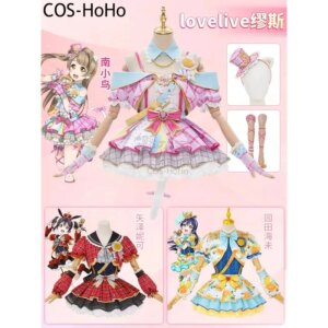 COS-HoHo Anime Lovelive! Idol Awakening Maki Rin Hanayo Aqours All Members SJ Gorgeous Dress Cosplay Costume Party Outfit Women