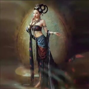 Ancient China Tang Dynasty Dunhuang Fei Tian Clothing Photo Studio Fairy Garment Super Immortal Ancient Exotic Sex Costume Wear