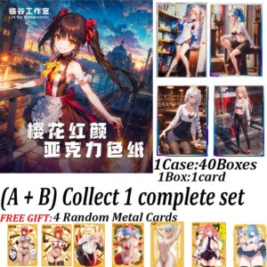 New Anime Goddess Colored Paper Card Hobby Collectible Game Board Genshin Doujin Booster Box Toy Gifts