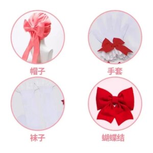 [Custom Made] Anime Outfit Card Captor Sakura Cosplay Costume Clear Sakura Battle Suit Girls Dress Halloween Carnival Uniform