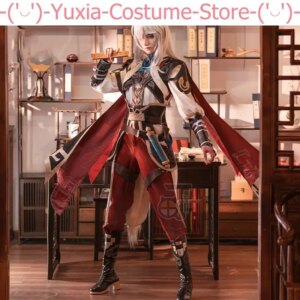 Honkai: Star Rail Jing Yuan Game Suit Handsome Uniform Ancient Cosplay Costume Halloween Party Role Play Outfit Men