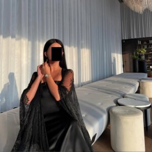 Customized Black Strapless Satin Lace Evening Dresses Appliques A-line Floor Length Sleeves Formal Pageant Prom Gown فساتين سهرة