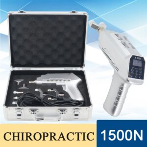 2025 Chiropractic Adjusting Tools 1500N Adjustable Intensity Therapy Correction Massage Gun Spine Health Care Neck Massager