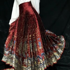 Horse-Face Skirt New Chinese Advanced Daily Dress Skirt Shirt Suit Hanfu Women
