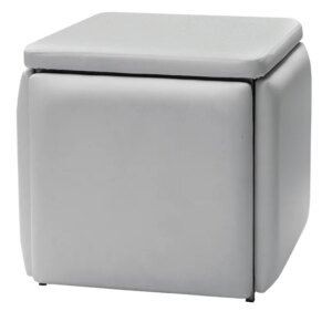 Hot Sale Home Furniture Saving Space Chair Waterproof Cloth Ottoman Stool