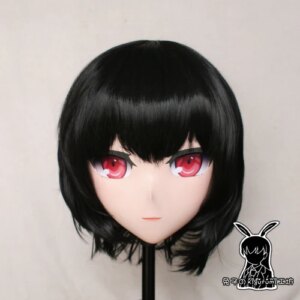 (KM5161)Quality Handmade Female/Girl Resin 3/4 Head Japanese Cartoon Character Syameimaru Aya Cosplay Kigurumi Mask Crossdresser