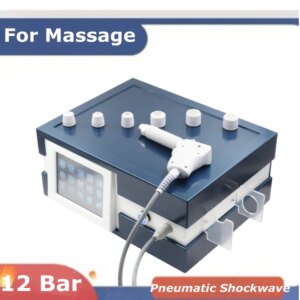 12Bar Pneumatic Shockwave Therapy Machine For ED Treatment Pain Relief Effective Physiotherapy Massager Professional Shockwave