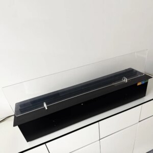3D Steam Electric Fireplace Baffle Living Room Smart Simulated Flame Atomization App Controlled Fireplace TV Cabinet Fireplace
