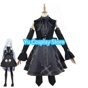 Yu-Cosplay Game Project Sekai Yoisaki Kanade Cosplay Costumes Knd Dress Anime Clothing Halloween Uniforms Custom Made