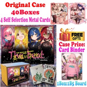 2025 Lastest B5 Size Crystal Culture The Beat Of Heroes Waifu Collection Trading Card Board Artboard TCG CCG Hobby Gift