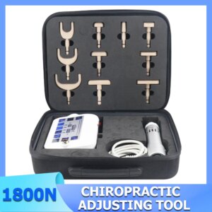 1800N Electric Chiropractic Adjusting Tool Spine Corretction Massage Therapy Massager Tool Spine Adjusting Massager With 10 Head