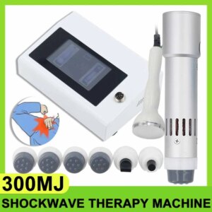 2In1 Shockwave Therapy Machine For ED Treatment 300MJ Ultrasound Instrument Pain Relief Muscle Relax Massage Physiotherapy