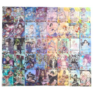 40Pcs/set Diy Goddess Story Rem Nami Collection Card Hot Stamping Color Flash Yor Forger Classic Limited Anime Cards Gift Toys