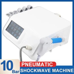 10 Bar Pneumatic Shockwave Therapy Machine For ED Treatment Tennis Elbow Pain Relief Shock Wave Body Massager Professional