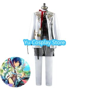 Yu-Cosplay Game Ensemble Stars Wedding March Sazanami Jun Cosplay Costume Party Dress Halloween Carnival Uniform Anime Clothing