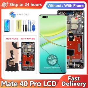 OLED 6.76” Mate40 Pro Screen For Huawei Mate 40 pro NOH-NX9, NOH-AN00, NOH-AN01 LCD Display Touch Screen Digitizer Assembly