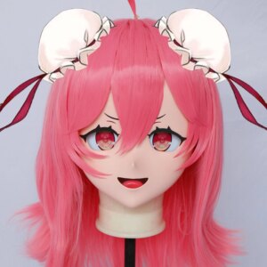 (RB20251)Customize Full Head Quality Handmade Female/Girl Resin Japanese Anime Cartoon Character Kig Cosplay Kigurumi Mask
