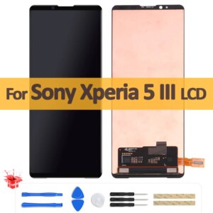 6.1″ Original For Sony Xperia 5 III LCD with Burn Shadow Display Touch Screen Panel Digitizer Assembly For Sony X5 iii LCD