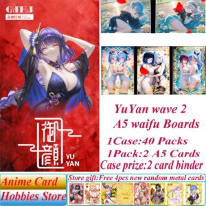 New YuYan wave 2 A5 Size Thick Goddess Collection Boards Hobby Anime Heroine Girl Spicy Bikini Uniform Rare YS PG Goddess Cards