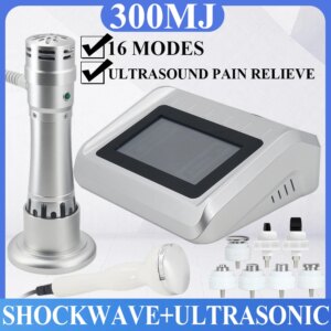 Shockwave Therapy Machine 300MJ For Effective ED Treatment Relieve Muscle Body Pain Relaxation Physiotherapy Ultrasound Massager