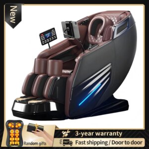 Massage Chair Full Body 4D Waist Heating Zero Gravity Shiatsu Massage Recliner Chair Voice Control Bluetooth music Thai Stretch