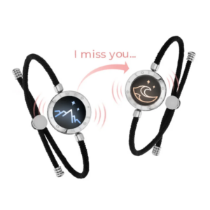 Totwoo Smart Couple Bracelets Bluetooth Connected Romantic Gift for Long Distance Relationship