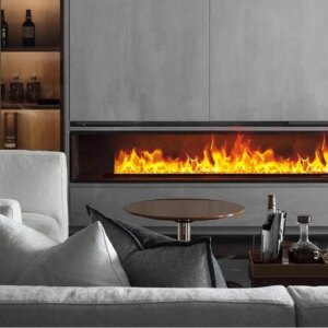 5 Years Warranty 3D water steam fire vapor linear electric fireplace 180cm