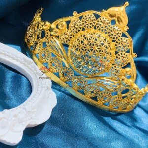 New 24K Gold Plated Bridal Wedding Headwear Party Wedding Accessories Popodion Jewelry DD10315