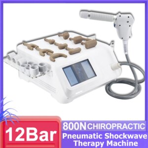 12Bar Pneumatic Shockwave Therapy Machine For ED Treatment Pain Relief Professional Shock Wave Relax Body Massager