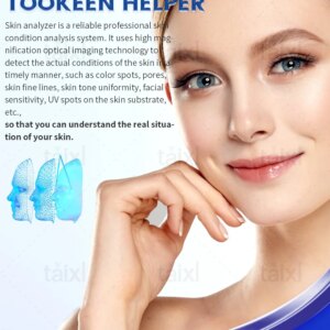 19 inch New 3D Facial Skin Analyzer Machine Skin Analyzer Facial Machine 8 Light Spectrum Skin Analysis Scanner