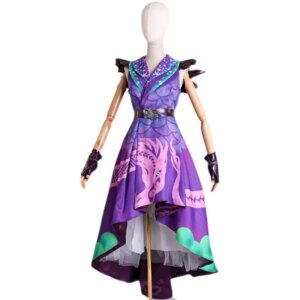 Mal Cosplay Costumes Women Fancy Party Dress Suit Anime Clothing Halloween Carnival Uniforms Custom Made