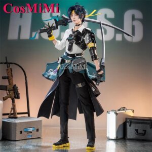 CosMiMi Game Zenless Zone Zero Asaba Harumasa Cosplay Costume Handsome Fashion Combat Uniform Carnival Party Role Play Clothing