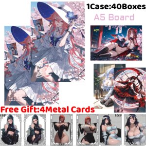QianXun Society QianXia A5 Board Cards Rare Peel Number Collection Sexy Waifu Cards ACG Girls Booster Box Hobbies Gifts
