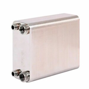Economizer Brazed 120 Plates Stainless Steel Heat Exchanger Brazed Plate Type Water Heater for Boilers SUS304