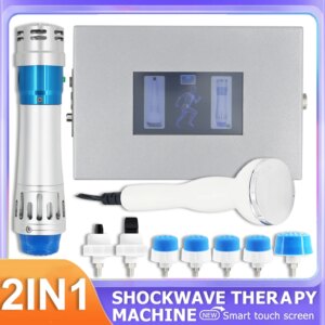 Shockwave Therapy Machine ED Treatment Ultrasound Effective Limbs Pain Relief Body Massage 300MJ Professional Shock Wave 2in1