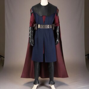 Anakin Cosplay Costume Jedi Knight Fantasy Disguise Men Halloween Carnival Party