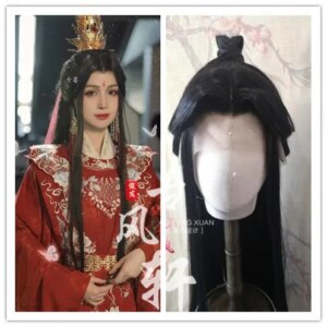 Yue Zhuo The Same Style Shan Bu Rang Chen Chu Wanning Cosplay Costume Wig Shen Lanzhou Chu Wanning Halloween Han Fu