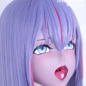 C-58-77 Customize Full Head Resin Cartoon Cosplay Japanese Character Anime Role Play Crossdress Kigurumi Mask With Back Shell