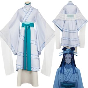 Fantasia Jinshi Cosplay White Clothing Anime Apothecary Diary Disfraz Costume Adult Women Fantasy Halloween Carnival Party Cloth