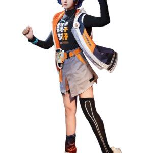 Zzz Belle Cosplay Costume Zenless Zone Zero Belle Cosplay Costume Women Man Uniform Outfit Belle Cosplay Wig Dress Halloween