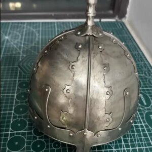 Chinese Ancient Helmet Liao Khitans Nose protection 1mm Stainless Steel