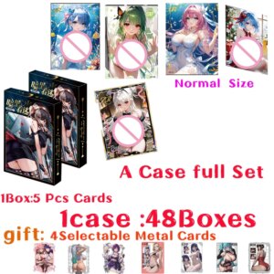 New Secretly Fascinated 2 Goddess Story Waifu Rem Kafka Sexy Girl Pure Charm Curve Uniform Swimsuit Bikini Cards kids Gifts