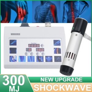300MJ Professional Shockwave Therapy Machine Treat Arthritis Relief Pain Muscle Massage Relaxation ED Treatment Shock Wave