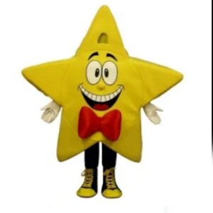 Funny Cute Yellow Star Mascot Costume Hot Sale Cartoon Star Theme Anime Cosplay Costumes Carnival Fancy Dress Kits for 2360
