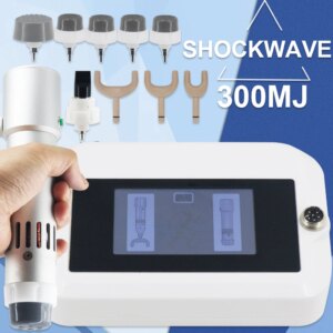2025 New 300MJ Shockwave Therapy Machine For ED Therapy And 1800N Chiropractic Correction Gun Relieves Body Pain 2 In 1 Massager