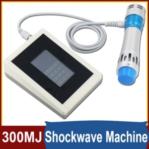 300MJ Shockwave Therapy Machine For Plantar Fasciitis Pain Relief Body Massage Home Use Shock Wave Equipment