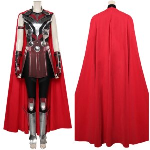 Jane Foster Cosplay Fantasy Cloak Battle Suits Movie Love Superherp Costume Disguise Women Roleplay Fantasia Outfits Female