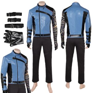 Anti-Hero Bucky Barnes Cosplay Fantasy Clothing Movie Bolts of Thunder Costume Disguise Adult Men Roleplay Fantasia Party Outfit