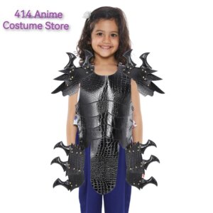 Halloween Festival Parade Party Costume Accessories Carnival Decoration Children Medieval Armour PU Leather Knight Armor For Kid